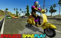 rider lalu lintas jalan raya 3d Screen Shot 1