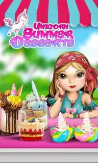 Rainbow Unicorn Ice Cream Maker! Fantasy Desserts Screen Shot 0
