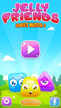 Süßes Match 3: Geleefreunde Screen Shot 0