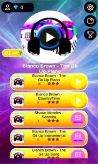 Blanco Brown Hop Piano Tiles : RUSH Game 2019 Screen Shot 4
