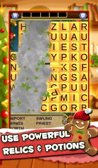 Xmas Word Search: Christmas Cookies Screen Shot 6