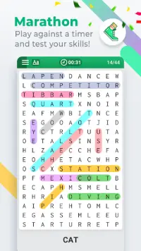 Word Search Colorful Screen Shot 6