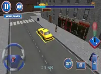 3D 택시 드라이버 시뮬레이터 Screen Shot 5