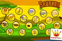 Savanna - Puzzles and Coloring Games for Kids Screen Shot 9