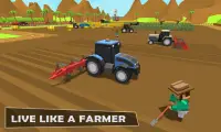 เครื่องคราดหญ้า Farming Harvester 3: Fields Simula Screen Shot 5