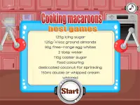 Cooking best macaroons game for girls Screen Shot 5