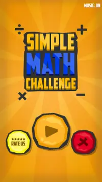 Simple Math Challenge Screen Shot 0