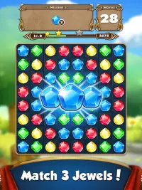 Jewel Castle - Puzzle de match-3 Screen Shot 12
