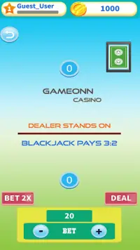 Blackjack21 - Casino Card Game | Free Screen Shot 1