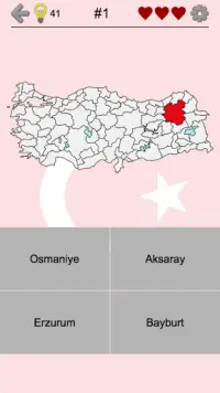 Provinces of Turkey - Quiz Screen Shot 0