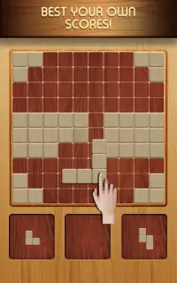 Block Puzzle Wood 1010: Classic Free puzzledom Screen Shot 2