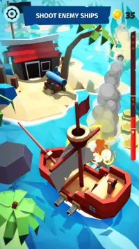 Pirate Sea Kings - Batalha Naval Screen Shot 2