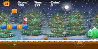 Santa Claus run - Christmas Santa rush Screen Shot 0