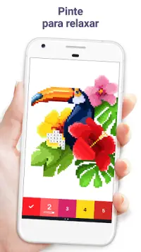 Pixel Art - pintar por números Screen Shot 0