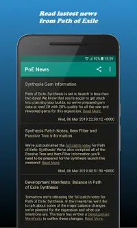 PoE News & Builds 3.23 Screen Shot 0