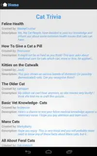 Cat Trivia Screen Shot 1