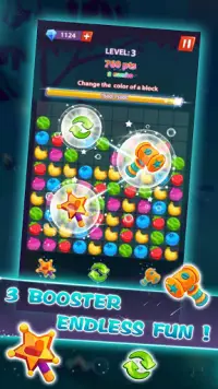 Pop Puzzle - mencocokkan 3 game gratis Screen Shot 4