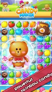 Sweet Candy Fever - New Fruit Crush Game Free Screen Shot 1