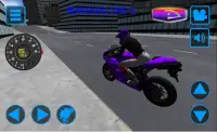 motocykl jazdy miasta 3D Screen Shot 7