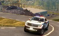 memanjat lori polis memandu gunung Screen Shot 2