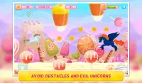 Pony in Candy World - Abenteuer Arcade-Spiel Screen Shot 7