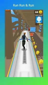 पहाड़ी धावक - नि: शुल्क कूल ज़ोंबी रन 3 डी गेम Screen Shot 4