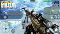 Winter Military Sniper Shooter: new game 2021 Screen Shot 1