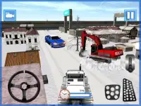 Snow Plow Excavator Sim 3D Screen Shot 6