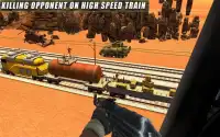 ट्रेन स्नाइपर उग्र हमला 3 डी Screen Shot 8
