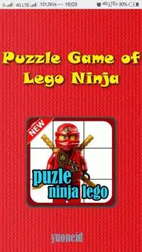 game puzzle of ninja the lego Screen Shot 0