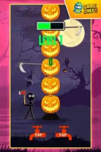 Stickman Pumpkin Smasher Screen Shot 1