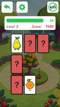 Kids Memory Game: Fruits Screen Shot 26