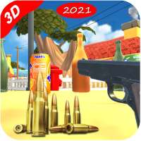 Juegos de disparar botellas con pistola 2021