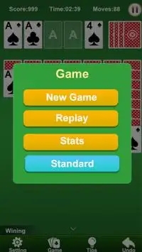 Solitaire Screen Shot 2