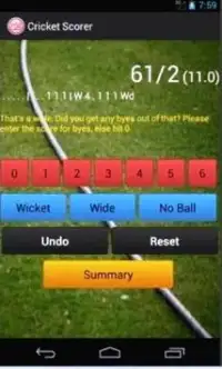 Cricket Scorer Screen Shot 0
