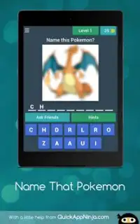 Name that Pokemon Screen Shot 14