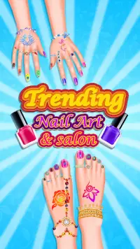 Trending Nail Art Salon Screen Shot 4
