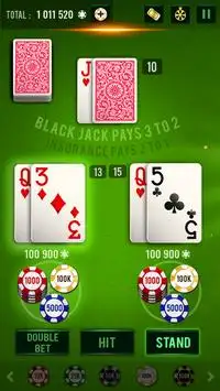 Blackjack Pro VIP Screen Shot 1