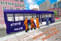 Trasporto di autobus della polizia della prigione Screen Shot 8