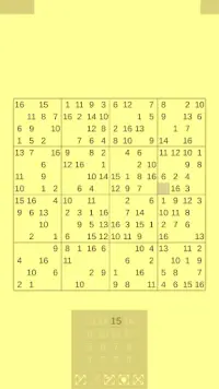 Sudoku 16 (AKA 16 x 16) Screen Shot 0