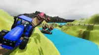 ヘビー トラクター トロリー 貨物 シム： 農業 ゲーム 2021年 Screen Shot 4