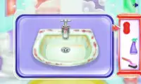 baño de limpieza y deco juegos Chicas Screen Shot 3