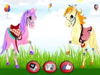 Little Pony Makeup Gry jeździeckie dla dziewczyn Screen Shot 9