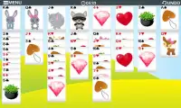 Freecell Valentine Game Screen Shot 2