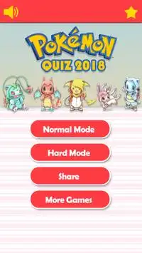All Gen Pokemon Quiz 2018 Screen Shot 0