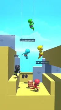 Crowd race 3d - Stickman run in road Screen Shot 2