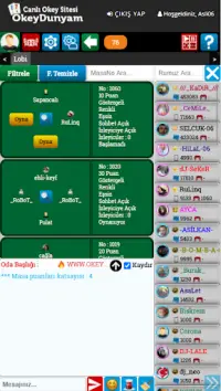 OkeyDunyam.Com - Mobil Okey Oyna Screen Shot 1