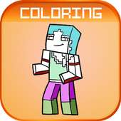 Coloring Game for Minecraft