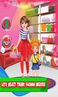 Mommy Daughter Family Makeover: Dress up Boutique Screen Shot 1