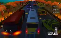 Pembalap lalu lintas bus: Endless highway racing Screen Shot 5